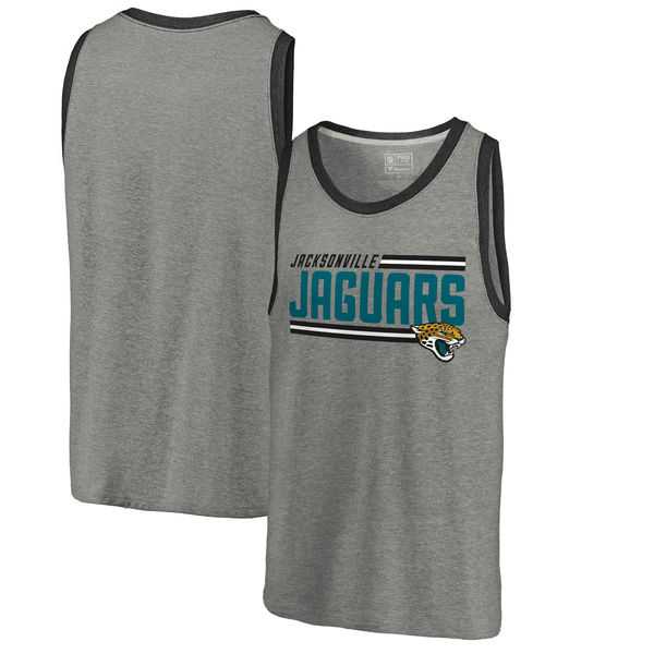Jacksonville Jaguars NFL Pro Line by Fanatics Branded Iconic Collection Onside Stripe Tri-Blend Tank Top - Heathered Gray,We sell and wholesale Jacksonville Jaguars NFL Pro Line by Fanatics Branded Iconic Collection Onside Stripe Tri-Blend Tank Top - Heathered Gray on line form chian!